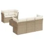 Juego de sofás jardín con cojines 6 pzas ratán sintético beige de , Conjuntos de jardín - Ref: Foro24-3217248, Precio: 427,74...