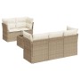 Juego de sofás jardín con cojines 6 pzas ratán sintético beige de , Conjuntos de jardín - Ref: Foro24-3217248, Precio: 418,54...