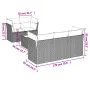 Garden sofa set with cushions 6 pieces beige synthetic rattan by , Garden sets - Ref: Foro24-3217248, Price: 427,74 €, Discou...
