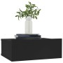 Mesitas de noche flotantes 2 uds contrachapada negro 40x30x15cm de vidaXL, Mesitas de noche - Ref: Foro24-800309, Precio: 43,...