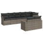 Set de sofás de jardín 8 pzas y cojines ratán sintético gris de , Conjuntos de jardín - Ref: Foro24-3219210, Precio: 517,07 €...
