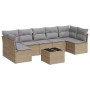 Juego de sofás de jardín con cojines beige 8 pzas ratán PE de , Conjuntos de jardín - Ref: Foro24-3249278, Precio: 501,81 €, ...