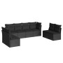 Set de sofás de jardín 8 piezas y cojines ratán sintético negro de , Conjuntos de jardín - Ref: Foro24-3249284, Precio: 466,8...