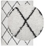 Alfombra de pelo largo moderna PAMPLONA crema y negro 240x340cm de , Alfombras - Ref: Foro24-375373, Precio: 157,61 €, Descue...