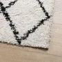 Alfombra de pelo largo moderna PAMPLONA crema y negro 240x340cm de , Alfombras - Ref: Foro24-375373, Precio: 155,16 €, Descue...