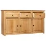 Aparador de madera maciza de pino estilo Panamá 135x40x80 cm de vidaXL, Aparadores - Ref: Foro24-282703, Precio: 407,20 €, De...