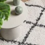 Alfombra de pelo largo moderna PAMPLONA crema y negro 240x340cm de , Alfombras - Ref: Foro24-375373, Precio: 155,16 €, Descue...