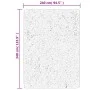 Alfombra de pelo largo moderna PAMPLONA crema y negro 240x340cm de , Alfombras - Ref: Foro24-375373, Precio: 155,16 €, Descue...