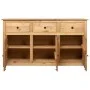 Aparador de madera maciza de pino estilo Panamá 135x40x80 cm de vidaXL, Aparadores - Ref: Foro24-282703, Precio: 407,20 €, De...