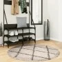 Alfombra de pelo largo moderna PAMPLONA beige antracita Ø120 cm de , Alfombras - Ref: Foro24-375399, Precio: 32,02 €, Descuen...