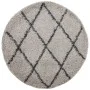 Alfombra de pelo largo moderna PAMPLONA beige antracita Ø120 cm de , Alfombras - Ref: Foro24-375399, Precio: 32,02 €, Descuen...