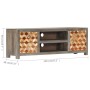Mueble para TV de madera maciza reciclada gris 120x30x40 cm de vidaXL, Muebles TV - Ref: Foro24-282735, Precio: 243,98 €, Des...