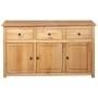 Aparador de madera maciza de pino estilo Panamá 135x40x80 cm de vidaXL, Aparadores - Ref: Foro24-282703, Precio: 393,84 €, De...