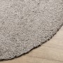 Alfombra peluda de pelo largo moderna PAMPLONA beige Ø 100 cm de , Alfombras - Ref: Foro24-375222, Precio: 28,54 €, Descuento: %