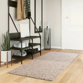 Modern long pile shaggy rug PAMPLONA beige 80x200 cm by , Rugs - Ref: Foro24-375208, Price: 34,06 €, Discount: %