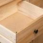 Aparador de madera maciza de pino estilo Panamá 135x40x80 cm de vidaXL, Aparadores - Ref: Foro24-282703, Precio: 393,84 €, De...