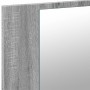 Armario espejo de baño con luz LED acrílico gris 80x12x45 cm de , Tocadores de baño - Ref: Foro24-834952, Precio: 56,31 €, De...