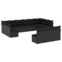 Set de sofás de jardín y cojines 13 pzas ratán sintético negro de , Conjuntos de jardín - Ref: Foro24-3250224, Precio: 802,23...