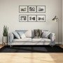 Alfombra peluda de pelo largo moderna PAMPLONA negra 100x200 cm de , Alfombras - Ref: Foro24-375276, Precio: 34,79 €, Descuen...