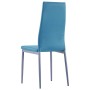Conjunto de mesa y sillas de comedor 5 piezas azul de vidaXL, muebles para cocinas y comedores - Ref: Foro24-281703, Precio: ...