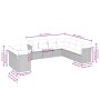 Set de muebles de jardín 9 pzas y cojines ratán sintético gris de , Conjuntos de jardín - Ref: Foro24-3217840, Precio: 551,35...
