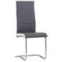 Juego de comedor 5 piezas cuero sintético gris de , muebles para cocinas y comedores - Ref: Foro24-3053012, Precio: 431,14 €,...