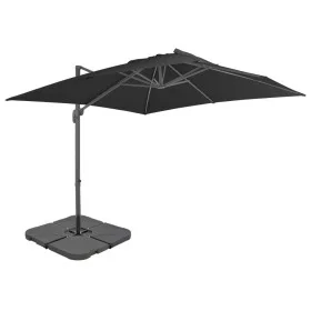 Sombrilla de jardín con base portátil gris antracita de vidaXL, Sombrillas - Ref: Foro24-276346, Precio: 575,88 €, Descuento: %