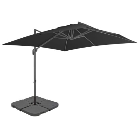 Sombrilla de jardín con base portátil gris antracita de vidaXL, Sombrillas - Ref: Foro24-276346, Precio: 589,34 €, Descuento: %