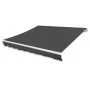 Toldo de lona blanco gris antracita 450x300 cm de , Toldos - Ref: Foro24-143711, Precio: 60,89 €, Descuento: %