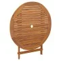 Mesa de jardín plegable madera maciza de acacia Ø 90x75 cm de , Mesas de jardín - Ref: Foro24-319670, Precio: 103,91 €, Descu...