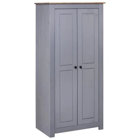 Armario madera maciza pino gris Panamá Range 80x50x171,5 cm de vidaXL, Armarios roperos - Ref: Foro24-282665, Precio: 381,36 ...