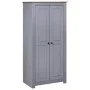Armario madera maciza pino gris Panamá Range 80x50x171,5 cm de vidaXL, Armarios roperos - Ref: Foro24-282665, Precio: 381,36 ...
