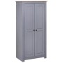 Armario madera maciza pino gris Panamá Range 80x50x171,5 cm de vidaXL, Armarios roperos - Ref: Foro24-282665, Precio: 387,56 ...