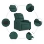 Dark Green Fabric Recliner by , Armchairs - Ref: Foro24-374153, Price: 230,35 €, Discount: %