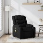 Sillón reclinable de masaje de tela negro de , Sillones - Ref: Foro24-374132, Precio: 266,38 €, Descuento: %
