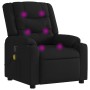 Sillón reclinable de masaje de tela negro de , Sillones - Ref: Foro24-374132, Precio: 266,38 €, Descuento: %
