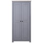 Armario madera maciza pino gris Panamá Range 80x50x171,5 cm de vidaXL, Armarios roperos - Ref: Foro24-282665, Precio: 387,56 ...