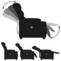 Sillón reclinable de masaje de tela negro de , Sillones - Ref: Foro24-374132, Precio: 266,38 €, Descuento: %