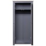 Armario madera maciza pino gris Panamá Range 80x50x171,5 cm de vidaXL, Armarios roperos - Ref: Foro24-282665, Precio: 387,56 ...