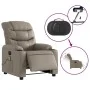 Sillón reclinable de masaje eléctrico cuero sintético capuchino de , Sillones - Ref: Foro24-3206598, Precio: 278,22 €, Descue...