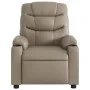 Sillón reclinable de masaje eléctrico cuero sintético capuchino de , Sillones - Ref: Foro24-3206598, Precio: 278,22 €, Descue...