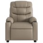 Sillón reclinable de masaje eléctrico cuero sintético capuchino de , Sillones - Ref: Foro24-3206598, Precio: 272,31 €, Descue...