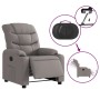 Sillón reclinable eléctrico tela gris taupé de , Sillones - Ref: Foro24-3206634, Precio: 250,31 €, Descuento: %
