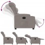 Sillón reclinable eléctrico tela gris taupé de , Sillones - Ref: Foro24-3206634, Precio: 250,31 €, Descuento: %