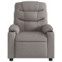 Sillón reclinable eléctrico tela gris taupé de , Sillones - Ref: Foro24-3206634, Precio: 250,31 €, Descuento: %