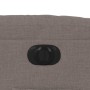 Sillón reclinable eléctrico tela gris taupé de , Sillones - Ref: Foro24-3206634, Precio: 250,31 €, Descuento: %
