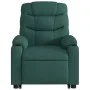 Sillón eléctrico reclinable elevable de tela verde oscuro de , Sillones - Ref: Foro24-3206669, Precio: 362,64 €, Descuento: %