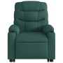 Sillón eléctrico reclinable elevable de tela verde oscuro de , Sillones - Ref: Foro24-3206669, Precio: 319,51 €, Descuento: %