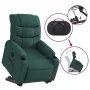 Sillón eléctrico reclinable elevable de tela verde oscuro de , Sillones - Ref: Foro24-3206669, Precio: 362,64 €, Descuento: %
