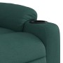 Sillón eléctrico reclinable elevable de tela verde oscuro de , Sillones - Ref: Foro24-3206669, Precio: 319,51 €, Descuento: %